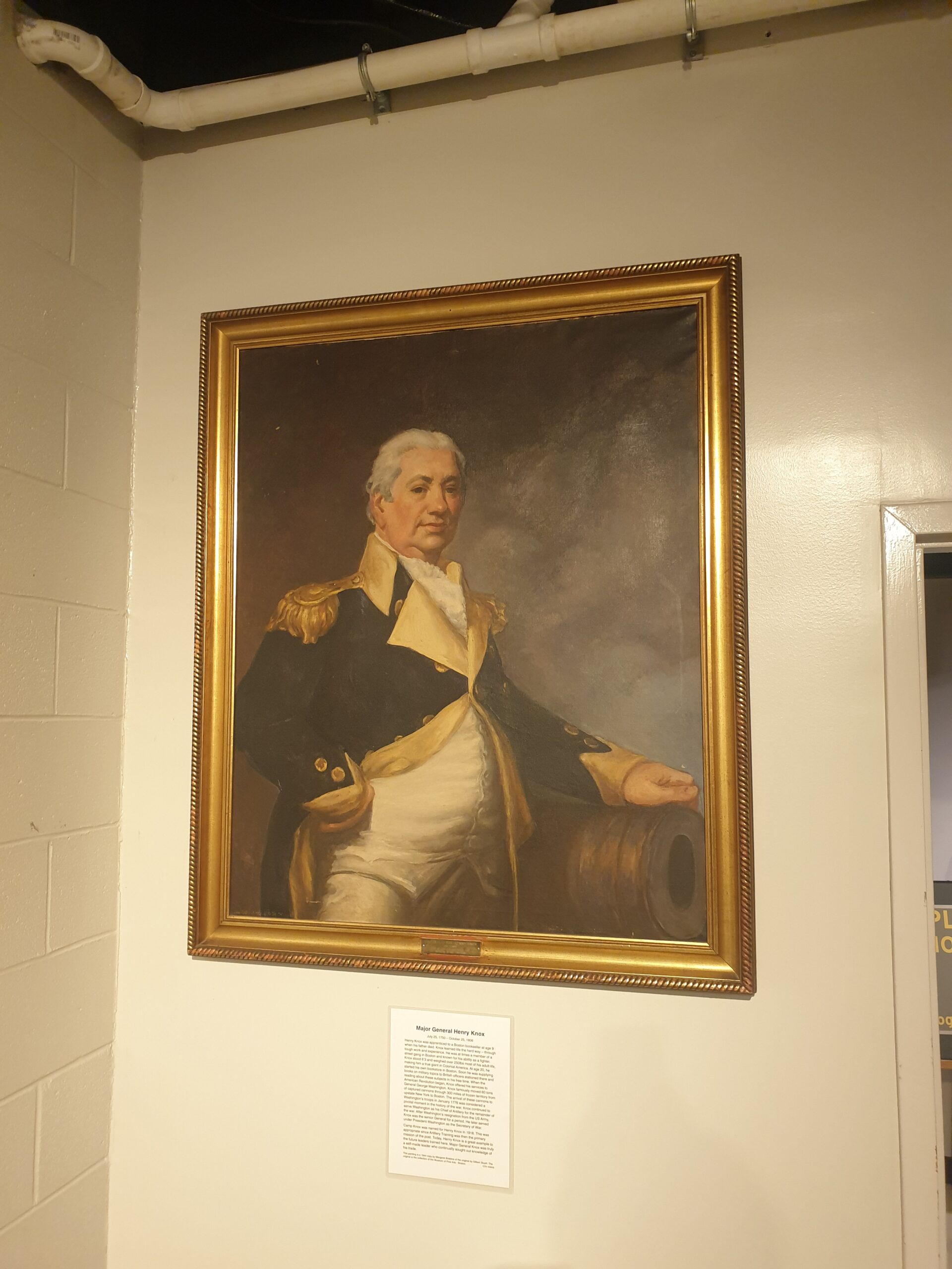 MG Henry Knox - namesake of Fort Knox